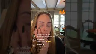 Adele live on Instagram sneak peak to her new music 10/9/2021 😍😍😍