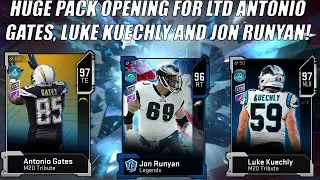 LTD ANTONIO GATES AND LUKE KUECHLY! Huge Pack Opening! Madden 20 Ultimate Team