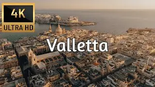 🇲🇹 VALLETTA, MALTA [4K] Drone Tour - Best Drone Compilation - Trips On Couch