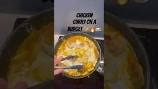 CHEAP + EASY chicken curry on a budget! 🔥🍛😍😍😍