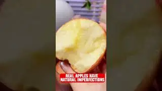 🚨 SHOCKING APPLE TRUTH EXPOSED! 🚨You've been eating FAKE apples your whole life! 😱 #apple #foodhacks