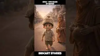Golu - One Glass of Water | Silent Cartoon Story | INDCART STORIES