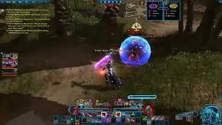 SWTOR Arena 19-10-25 Juggernaut (playing 1v3: hard carrying my 285 geared sniper and stucking tank)