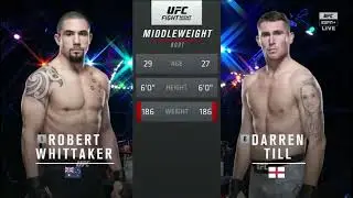 Robert Whittaker vs Darren Till  HD Fight Highlights