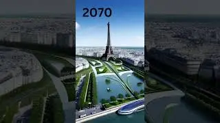 Paris city future 2035-3000 #ytshorts #paris #france