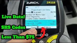 Полный обзор считывателя кодов OBD2 Harbor Freight Zurich ZR11S