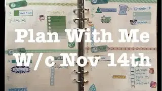 Plan With Me - w/c 14th November
