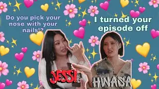 don't put hwasa and jessi in a room alone @MAMAMOO_OFFICIAL @HWASA_maria @jessiofficial