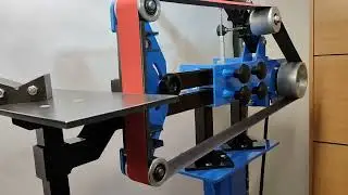 P&aacute;sov&aacute; bruska HELLA POWER 2.2kW, Belt grinder, strong and heavy DIY
