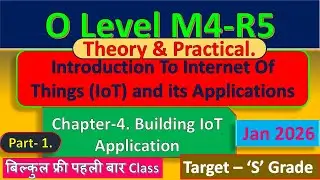 🔥 O Level M4-R5 (Theory & Practical)  | Chapter-4: Building IoT Application &ndash; 100% Exam Based!