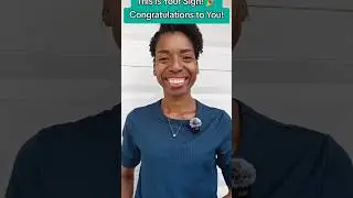 This is Your Sign! Congratulations to you! #motivation #god #journey #healing #selflove