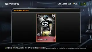 MUT 15- 99 OVERALL ULTIMATE MIKE WEBSTER!! LINEUP UPDATE!!