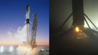 SpaceX Starlink 176 launch and Falcon 9 first stage landing, 24 June 2024