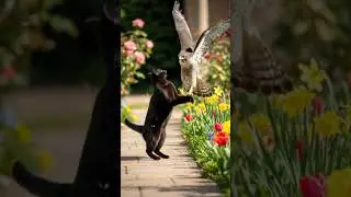 Watch How Hawk Tries To Attack A Cat In The Garden  #relatable #whoopee #classicmeme