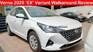 2020 NEW Hyundai VERNA Base Variant Quick Walkaround Review 🔥Value Form Money 🔥