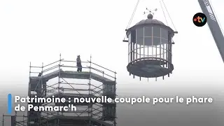 Patrimoine : nouvelle coupole pour le phare de Penmarc'h