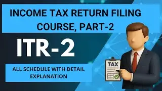 ITR-2 Filing Online 2025 | Capital Gains, Clubbing, Exempt Income, Winning| ITR Filing Tutorial|