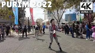 Purim 2022 in Israel | 4K UHD Virtual Walk