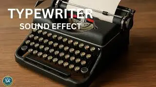 🟦 Typewriter Sound Effect &ndash; Vintage Keyboard Typing Ambience