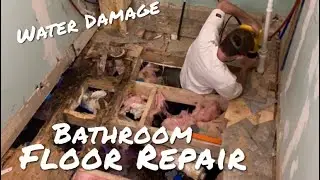 Fixing a Bathroom Floor after Years of Water Damage