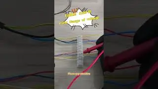 Wiring method of an EC fan. #fan #EC fan 3#wiring method.