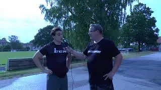 Oliver Hadzinikolic utanf&ouml;r Ishallen