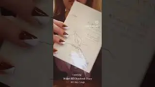 Unboxing the Midori MD Notebook Diary - A6 1 day 1 page 2024