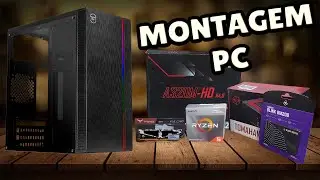 Montagem Do PC - Ryzen 5 4600G + A320M HD R4.0 + 8GB DDR4 3200Mhz Vulcan + Fonte Tomahawk 500w
