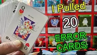MetaZoo - I Pulled 20 ERROR Cards From A MetaZoo KickStarter Poker Deck!