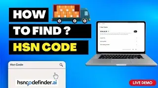 How to Find HSN Code Step by Step Guide | HSN Code Finder AI Tool