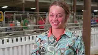 Madison Shatto  - Reserve Grand Champion Market Lamb at the 2025 Ohio State Fair