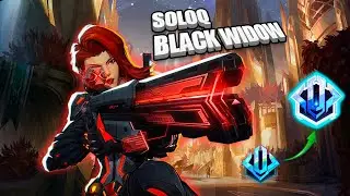 Subí a DIAMANTE en SoloQ SIN TANQUE jugando solo Black Widow | Marvel Rivals
