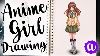 How to Draw an Anime Girl #drawingtutorial