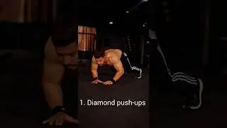 Diamond Push up Workout Short video #diamond #pushups #workout #gym #trending #shots #ytshorts