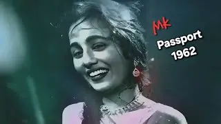 saaz e dil chhed de kya haseen raat _Passport_Madhubala& PK_Rafi_ Lata_Faruque Qaisar_Kji-Aji_a tri.