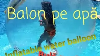 Water zorb ball. Inflatable water balloon. Inflatable water walking ball. BALON gonflabil pe apă!