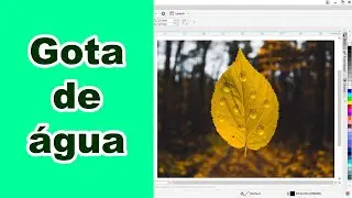 Como fazer uma gota de água ou pingos de chuva - CorelDRAW 2019