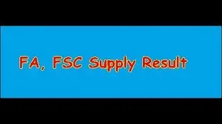 Intermediate .Supplementary.Examination 2019 Result date..!