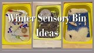 Easy Winter Sensory Bin Ideas for Toddlers & Preschoolers | Snowman, Hibernation & Arctic Animals