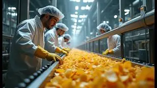 Inside Potato Chips Factory 😱 How Crispy Chips Are Made | 4K Process#foodfactory