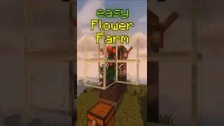 🌸 SIMPLE 2-Tall Flower Farm in Minecraft