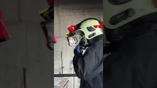 iFalconHM successfully underwent a fire container test.🚒💪 #firefighter #PPE #firefighting #fire