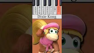 Diddy Kong VS Dixie Kong | Which jingle is better? #donkeykong #piano #jingle