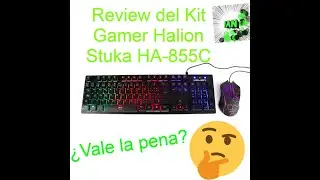 &iexcl;&iexcl;&iexcl;Review del Kit Gamer Halion Stuka Ha-855c!!!  &iquest;Vale la pena?
