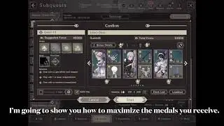 How to get Garden Of Benediction Medals FAST! Nier Reincarnation