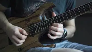 Kiedo Custom Guitars - Black Limba superstrat with Dimarzio Fusion Edge