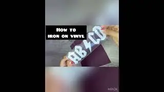 How to iron on HTV (Heat transfer vinyl) using your iron or cricut heat tools