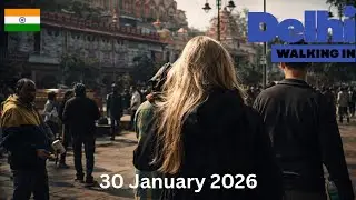 Walking in Delhi 2026 | Chandni Chowk Market Full Walk Through | Delhi Street Walk | Walk In World