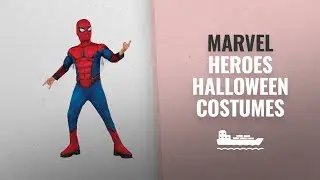 Top 10 Marvel Heroes Halloween Costumes [2018 Best Sellers]: Official Rubie's Spider-Man Homecoming