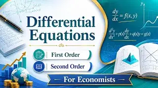🌿Differential Equations (Part 1) | First & Second Order Explained Clearly🌿